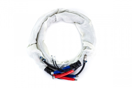 Шланг высокого давления с обогревом TEHNOSPREYER PTFE SAE R8 1/2 15м