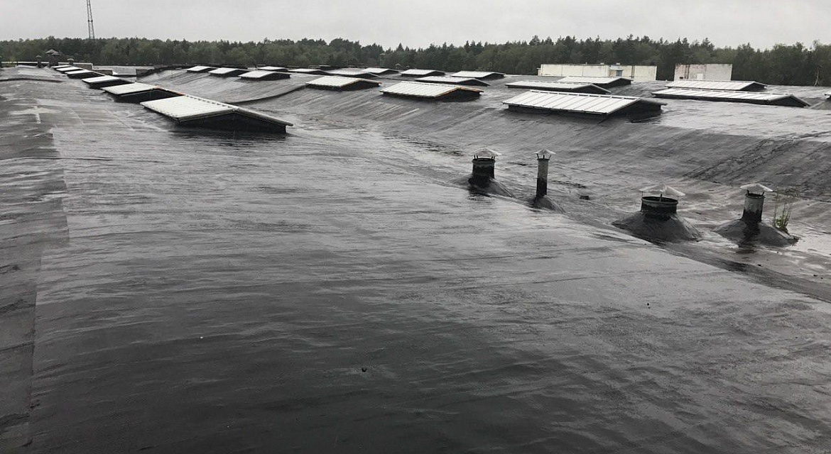 Утепление плоских кровель, СНТ Казанское