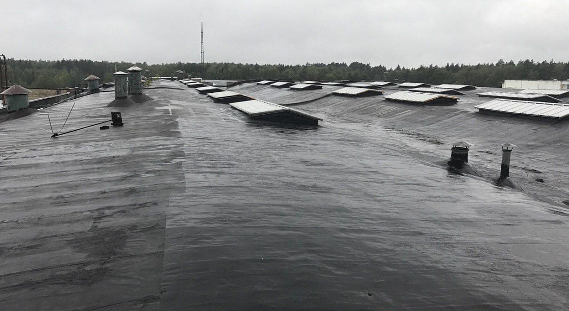 Утепление плоских кровель, СНТ Казанское